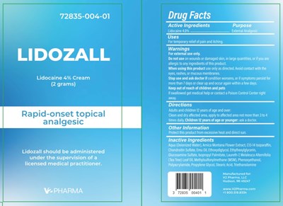 Lidozall Packet (Lidozall 2 Gram Packet)